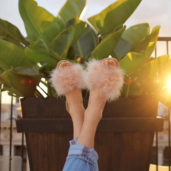 Furry Footwear for Summer 2017 and 